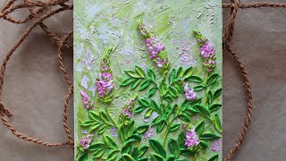 Impasto Painting Tutorial I How to paint flowers [upl. by O'Rourke601]