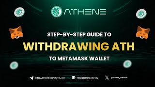 Athene Parthenon  Guide to withdrawing ATH tokens to Metamask wallet [upl. by Anyehs]