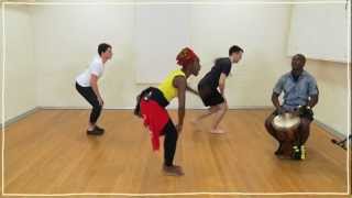 Fiveish Minute Dance Lesson African Dance Lesson 2 Pelvic Isolation and Limb Throws [upl. by Akemahc]