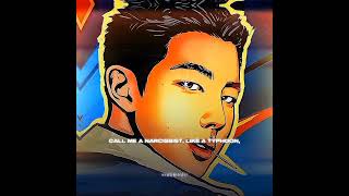 RM RAP Lyrics of NEVA PLAY hiphop rap music anime rm bts namjoom [upl. by Attevad]