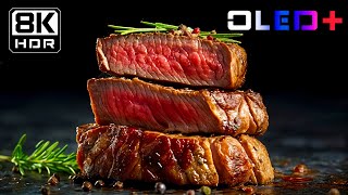 OLED DEMO  Food Nutrition in 8K HDR  Dolby Vision™ [upl. by Desberg]