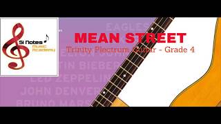 Mean Street  Trinity Acoustic  Plectrum Guitar  Grade 4 [upl. by Stearne]