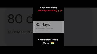 Better days are coming  successmindset successcountdown motivation winterarc mindset 80 [upl. by Marienthal747]