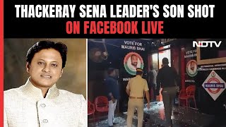 Abhishek Ghosalkar Team Thackeray leaders son shot dead in Mumbai On Facebook live [upl. by Yuri]