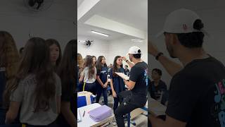 Vixe 😯 shortsvideoviral shorts influencer challenge trending comedia escolamemes professor [upl. by Erdnad]