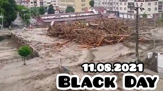 New video Bozkurt flood disaster पानी की बाढ़ 11082021 bozkurtselfelaketi [upl. by Lebasiram]