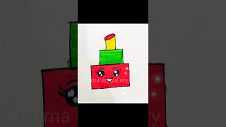 Easy lipstick 💄 drawing idea for kids trending shortvideo shorts viral cartoon comedy anaya [upl. by Evilo716]