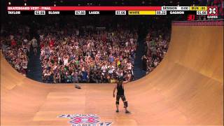 Shaun White and PierreLuc Gagnon 2011 Skateboard Vert Battle for Gold  World of X Games [upl. by Yhtac]