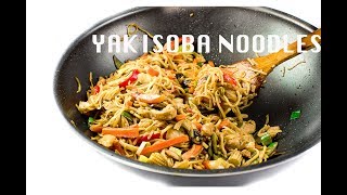 YAKISOBA NOODLES  CHEFJARCOM [upl. by Aynav]