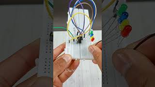 DIY ELECTRONIC DIC WITH 6 DIFFERENT LEDS EASY TO MAKE diyelectronics [upl. by Kcyrred]