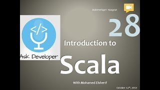 Ask Developer Hangout  28  Scala Programming Language [upl. by Sirrom]