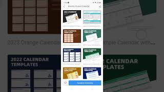 Membuat Kalender dengan Template WPS Excel Android [upl. by Wilone]