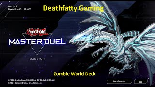 YuGiOh Master Duel Zombie World vs Blue Eyes Deck [upl. by Latrice]