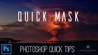 Quick MaskPhotoshop Quick Tip [upl. by Arrehs]