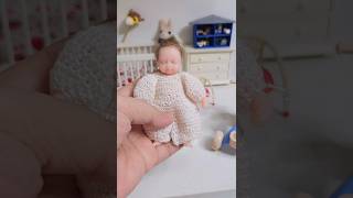 Miniature Silicone babycute doll minitoys [upl. by Ailliw]