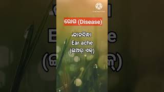 ରୋଗDiseaseକମ୍ପRigorକାମଳJaundiceକୁଣ୍ଡିଆItchesକାଛୁScabiesକାନବିନ୍ଧାEar acheକାନପଚାOtorrhoea [upl. by Zirkle]