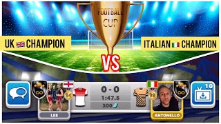 Score Match  UK 🇬🇧 CHAMPION 84 🥇VS ITALIAN 🇮🇹CHAMPION 99 🥇 [upl. by Flossi]