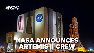 NASA announces astronaut crew for moon flyby mission [upl. by Nylehtak614]