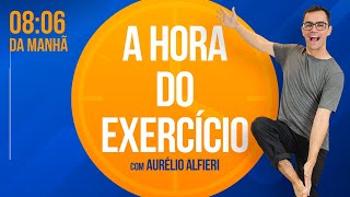 🔴 TREINO MATINAL  A HORA do Exercício  Segunda 0411 às 0806  Aurélio Alfieri 031 [upl. by Alarick]