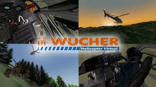 XPlane AS350 B3 Sling Load  Wucher Helicopter Virtual HD [upl. by Eigla]