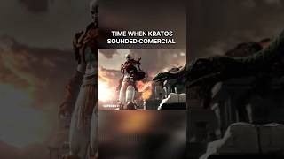 WEAKEST KRATOS VOICE  Rare God of war 3 Comercial shorts [upl. by Neros842]