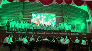 Sarasas affiliated school Second annual best practice 2024 music performance [upl. by Akirdnas256]