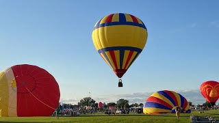 Gatineau Hot Air Balloon Festival 2023 first liftoff [upl. by Hermina]