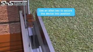 Frameless Glass Balustrade Installation Video from SHS Products [upl. by Aihseya]