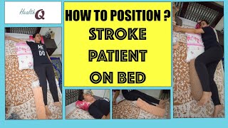 HOW A STROKE PATIENT SHOULD LIE DOWN ON THE BED [upl. by Zulema22]