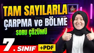 7 Sınıf Matematik Tam Sayılarda Çarpma ve Bölme İşlemi PDF Kaynak [upl. by Malet]