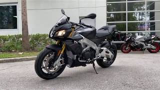 2020 Aprilia Tunon V4 RR in Black Walk Around [upl. by Normand595]