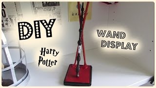 DIY Harry Potter Wand Stand I Tutorial to make Harry Potter Prop [upl. by Quirk108]