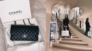 Buying my first Chanel bag in Paris  31 Rue Cambon [upl. by Yelrahs928]