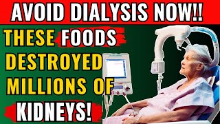 STOP EATING These 22 dangerous foods will destroy your KIDNEYS and send you to DIALYSIS [upl. by Arannahs862]