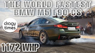 1300 HP BMW M5 F90 CS  Insane Dragy Times  14 Mile in 894 sec with 251 Kmh [upl. by Falk713]