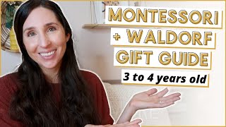 Montessori  Waldorf Gift Ideas for 34 Year Olds [upl. by Annamarie587]