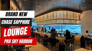 Chase Sapphire Reserve Lounge at Phoenix Sky Harbor Airport Full Tour amp Review  Newest PHX Lounge [upl. by Alra]