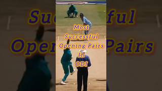 most successful opening Pairs in ODI cricket cricket sachin [upl. by Elaweda]