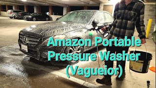 12Volt portable car washer pressure testing [upl. by Kati888]