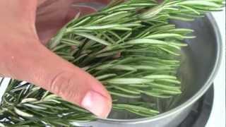 DIY ROSEMARY HAIR RINSE for healthy scalp and hair [upl. by Ecirtam245]