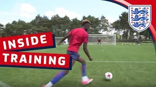 U21 Sharp Shooting Session  Grealish Abraham Redmond Finishing Practice  Inside Training [upl. by Nawiat]