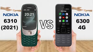 Nokia 6310 2021 VS Nokia 6300 4G  Full Comparison [upl. by Adnical]