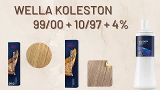 WELLA KOLESTON 990  1097  Root Coverage Blonde [upl. by Loux456]