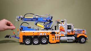 Play features and functions of LEGO® Technic 42128 Heavyduty Tow Truck [upl. by Tiersten601]