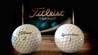 Titleist AVX vs Taylormade TP5  LOW SPIN GOLF BALL FACEOFF [upl. by Vincentia812]