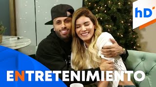 Nicky Jam cuenta su historia de amor con Génesis  hoyDía  Telemundo [upl. by Annaehr]