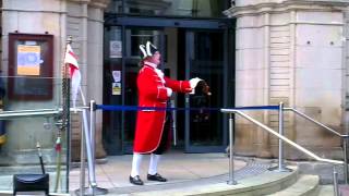 Town criers shouting the loudest in contest [upl. by Twelve]