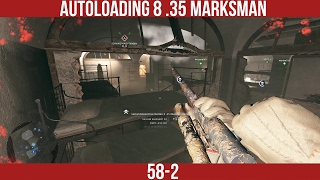 Battlefield 1 Autoloading Model 8 35 Marksman 58 2 UNCUT [upl. by Adnolor]