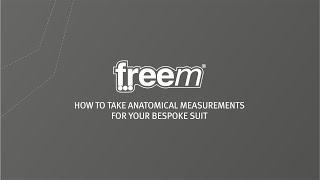 FREEM HOW TO TAKE YOUR MEASUREMENTS [upl. by Reddin]