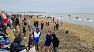 20240101 Shanklin New Year Swim 09 Small Hope Beach Isle of Wight 2024 iow 1080p [upl. by Suckow]